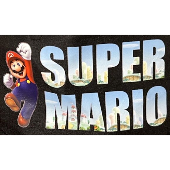 Super Mario Youth Black Adjustable Snapback Hat Cap - Picture 2 of 4